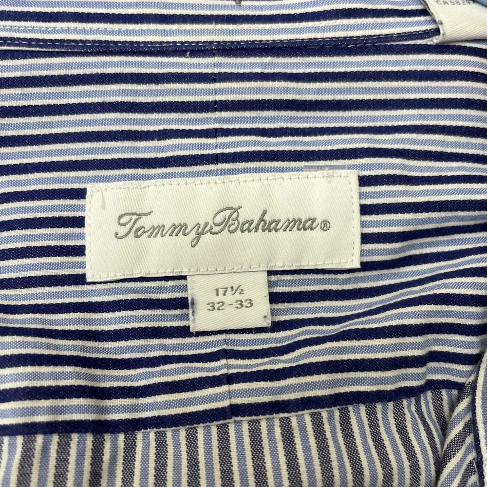 Tommy Bahama Mens Long Sleeve Button Down Shirt Bundle Silk Blend Cotton XL 17.5